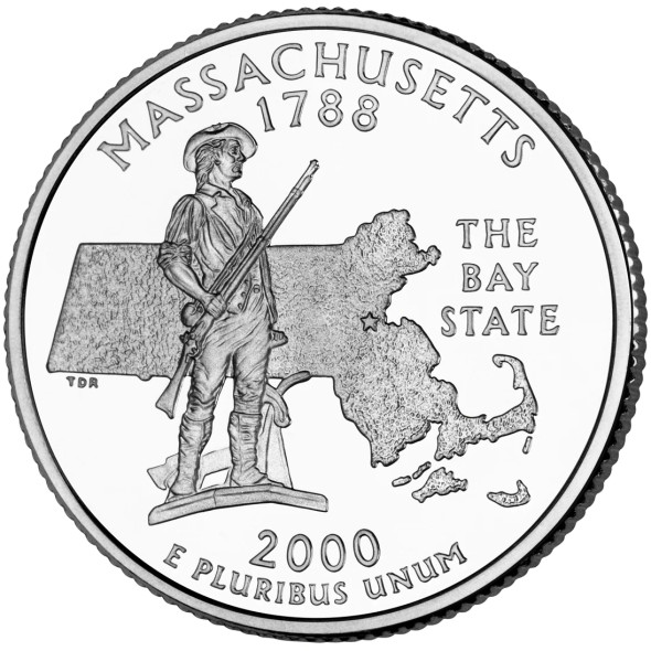 Massachusetts State Quarter 2000-D