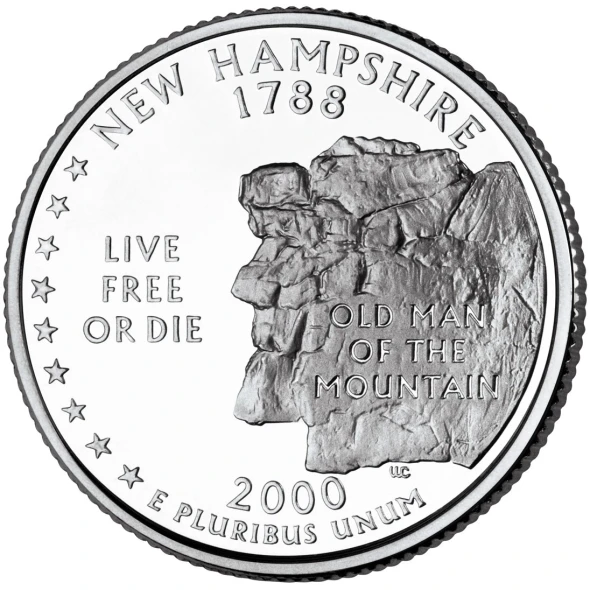 State Quarter Rolls New Hampshire 2000-P