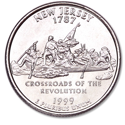 New Jersey State Quarter 1999-D