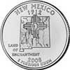 New Mexico State Quarter 2008-D