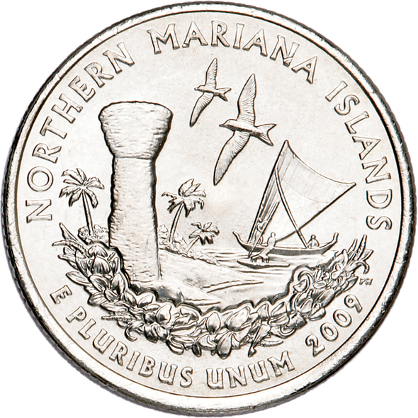 Northern Mariana Islands Territory Quarter Rolls 2009-D