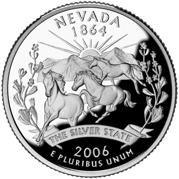 Nevada State Quarter 2006-D