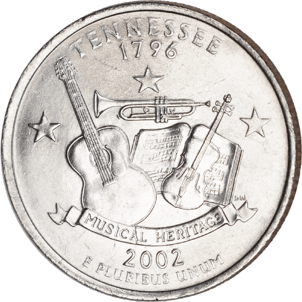 Tennessee State Quarter 2002-P