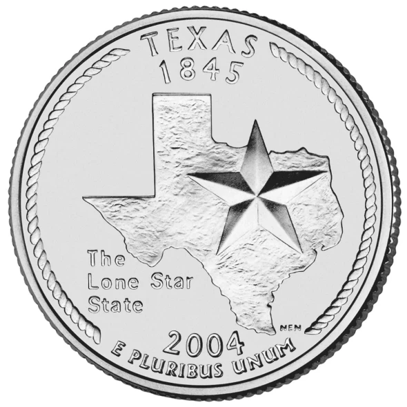 State Quarter Rolls Texas 2004-P