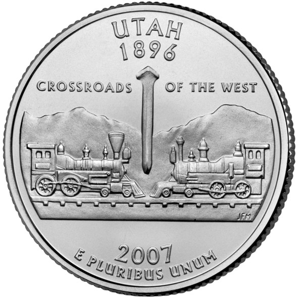 Utah State Quarter 2007-D