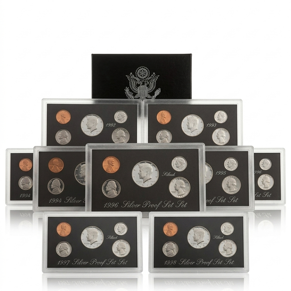 1992 - 1998 Silver Proof Set Collection