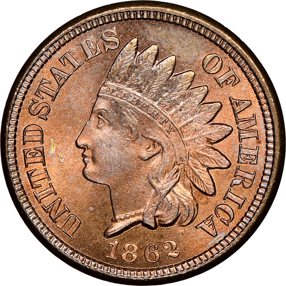 1862 Indian Head Penny