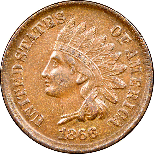 1866 Indian Head Penny