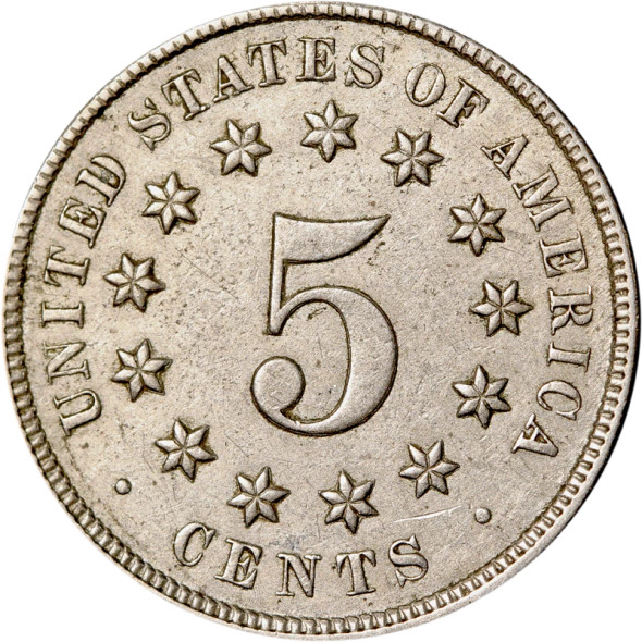 1869 Shield Nickel
