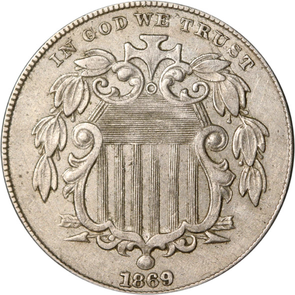 1869 Shield Nickel