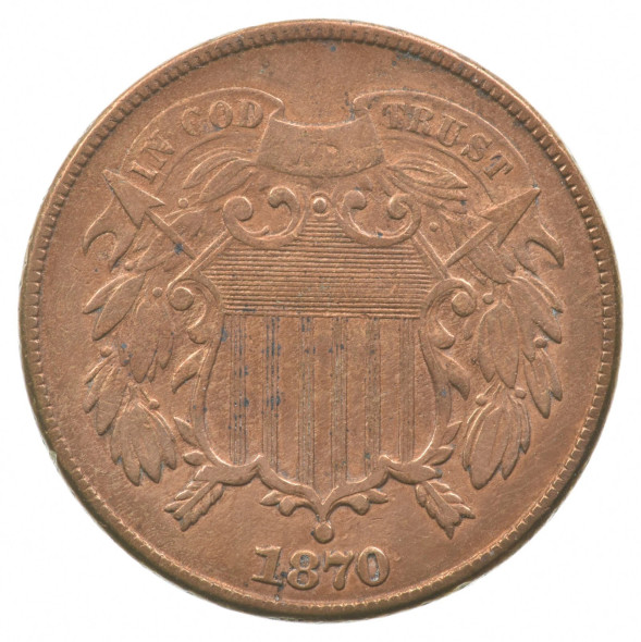 1870 Two Cent Piece