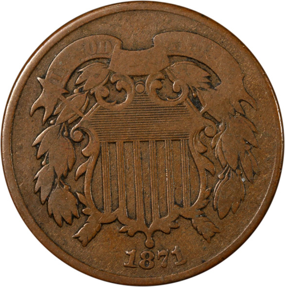 1871 Two Cent Piece