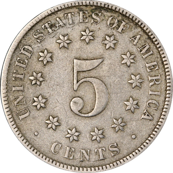 1876 shield nickel