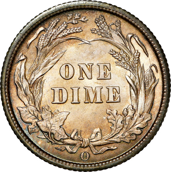 1892-O Barber Dime