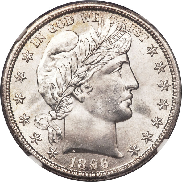 1896-S Barber Half Dollar
