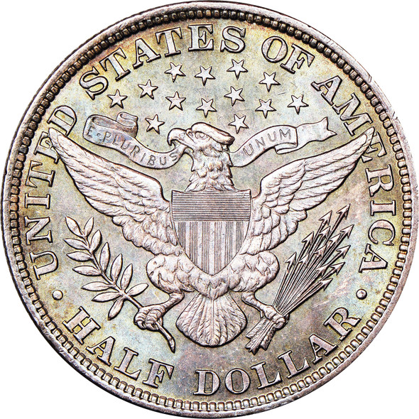 1898-P Barber Half Dollar
