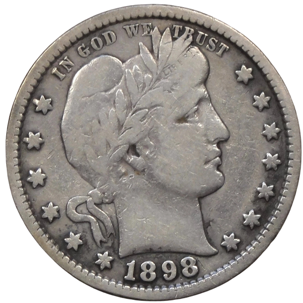 1898-S Barber Quarter