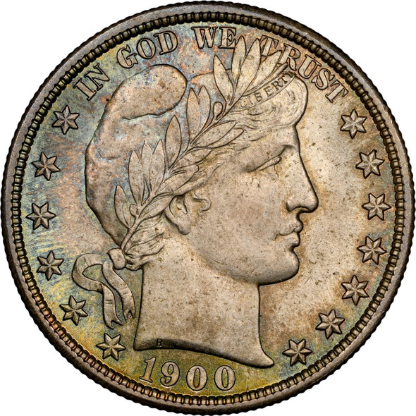1900-P Barber Half Dollar