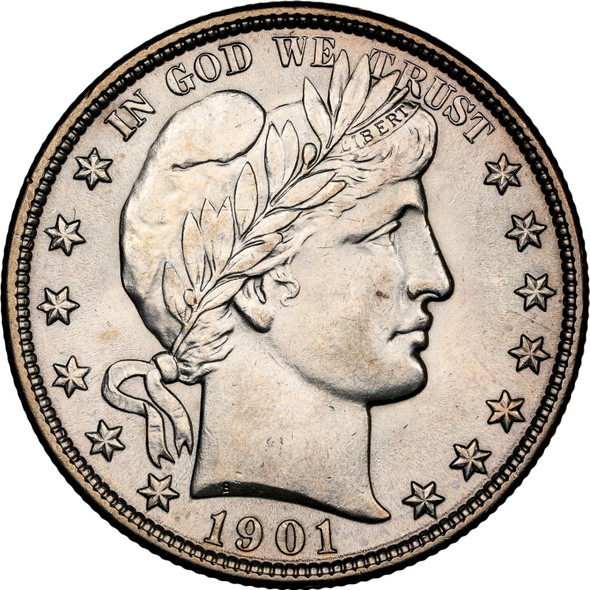 1901-P Barber Half Dollar