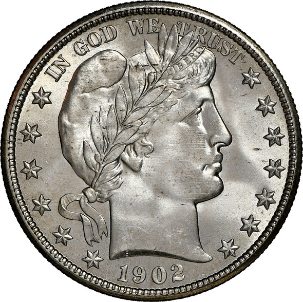 1902-S Barber Half Dollar