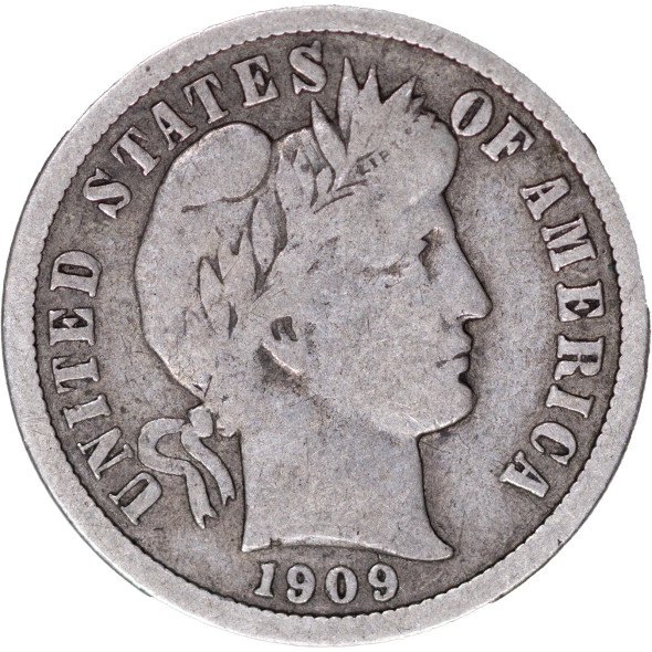 1909-P Barber Dime