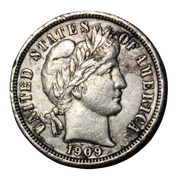 1909-D Barber Dime