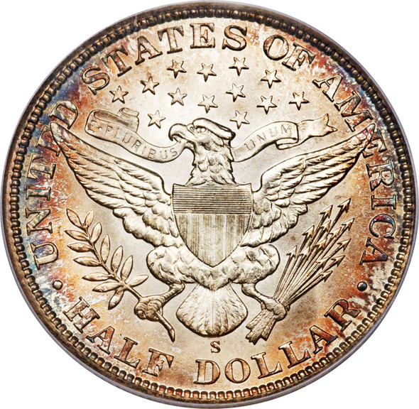 1910-S Barber Half Dollar