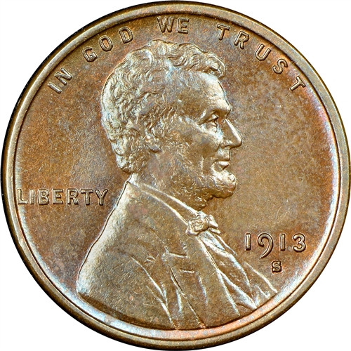 1921-S Lincoln Penny Rare Pennies US Coins