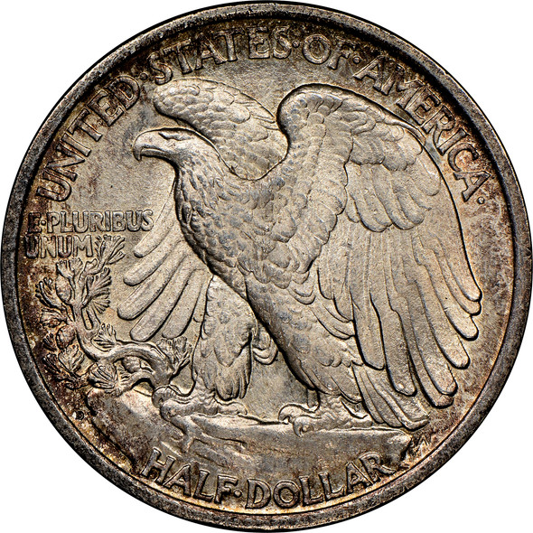 1917-D Reverse Walking Liberty Half Dollar