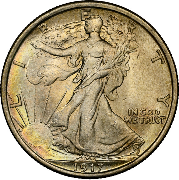 1917-P Walking Liberty Half Dollar