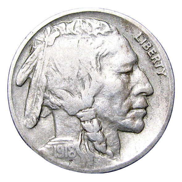 1918-D Buffalo Head Nickel Coins