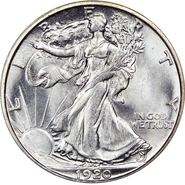 1920-S Walking Liberty Half Dollar