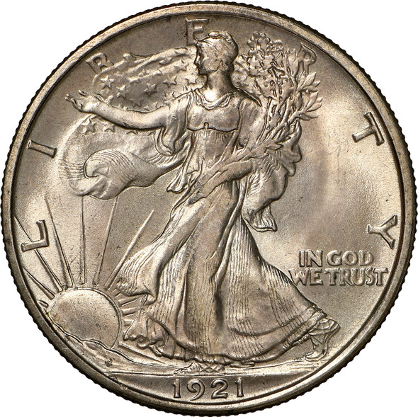 1921-D Walking Liberty Half Dollar