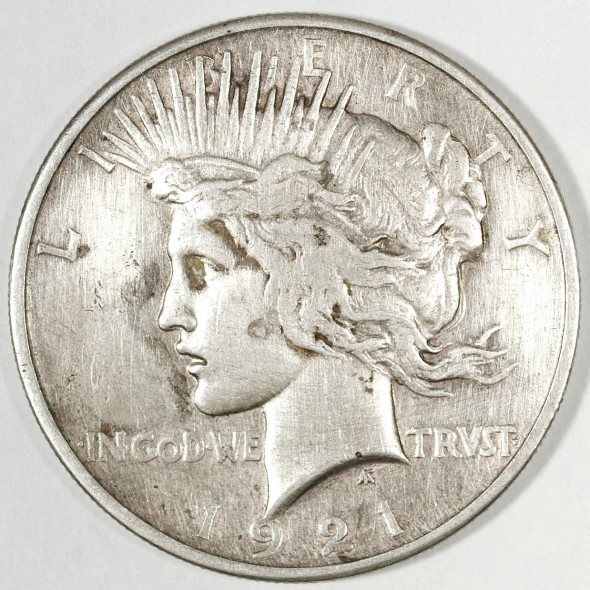 1921-P Peace Silver Dollar