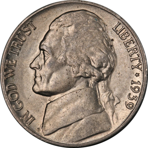 1939-D Jefferson Nickel