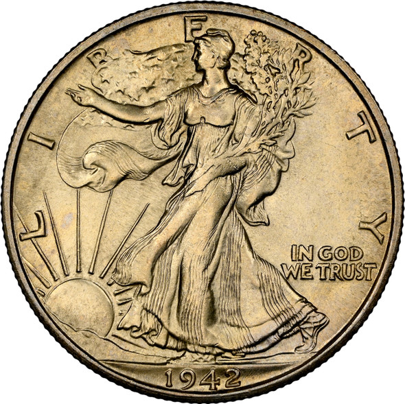 1942-S Walking Liberty Half Dollar