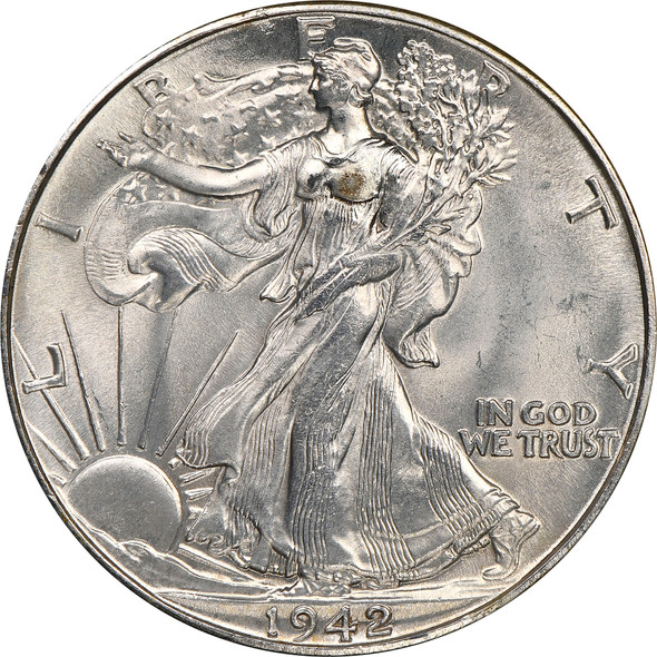 1942-P Walking Liberty Half Dollar