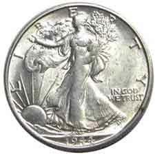 1944-S Walking Liberty Half Dollar