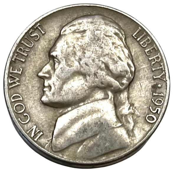 1950-P Jefferson Nickel