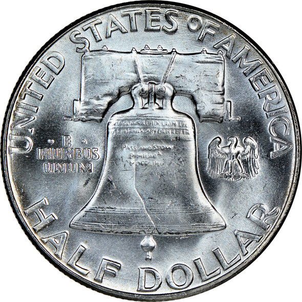 1957-D Franklin Half Dollar Ben Franklin Silver Half Dollars