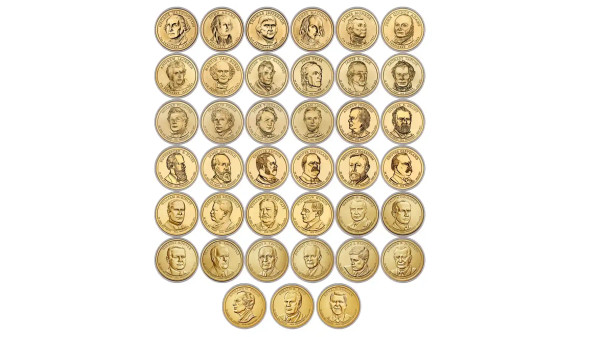 2007 - 2016 Presidential Dollar Coins (Quick Order Form)