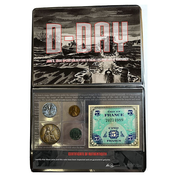 D-Day: June 6, 1944, Operation Neptune & The Allied Invasion of Normandy (five piece album)