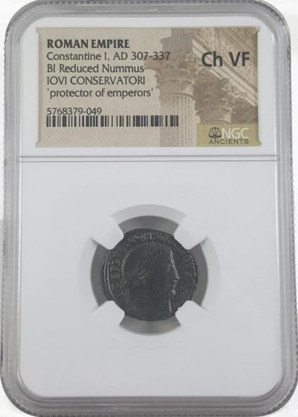 Roman AE of  Constantine I, the Great (AD 272-337) Jovi Conservatori NGC