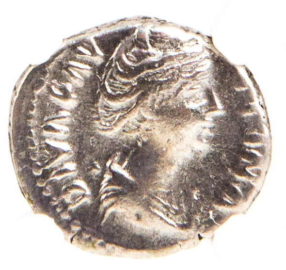 Denarius of  Faustina Sr. (AD138-140) NGC
