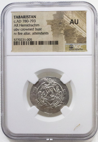 Tabaristan NGC Certified Slab - Zoroastrian Dabuyid(AU)