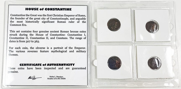 House of Constantine: Four Coin - detail