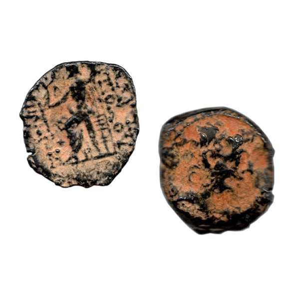 Bronze Coin of Ancient Greece - detail