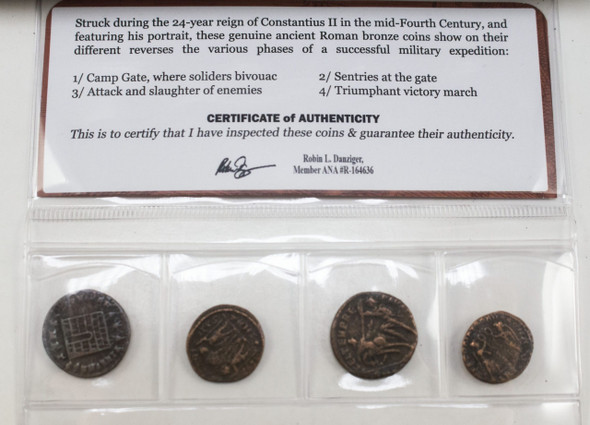 Rome at War: Four Coin - detail