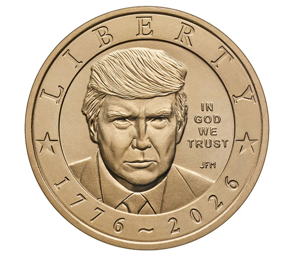 2026-P Donald Trump Semiquincentennial Dollar Coin