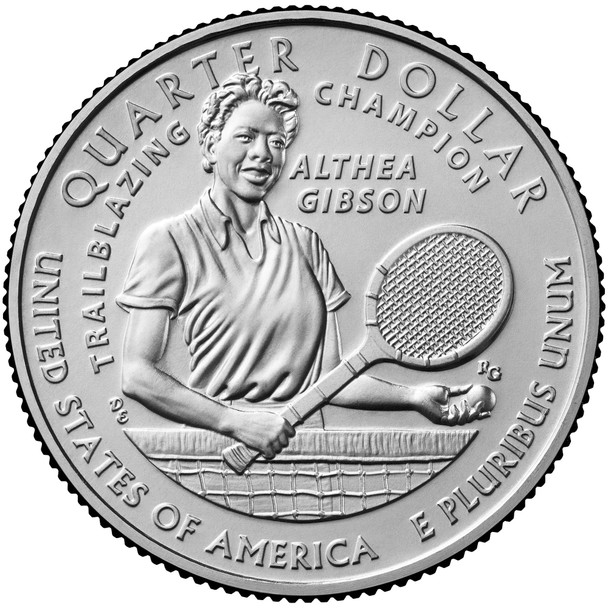 2025-S Althea Gibson Quarter Roll